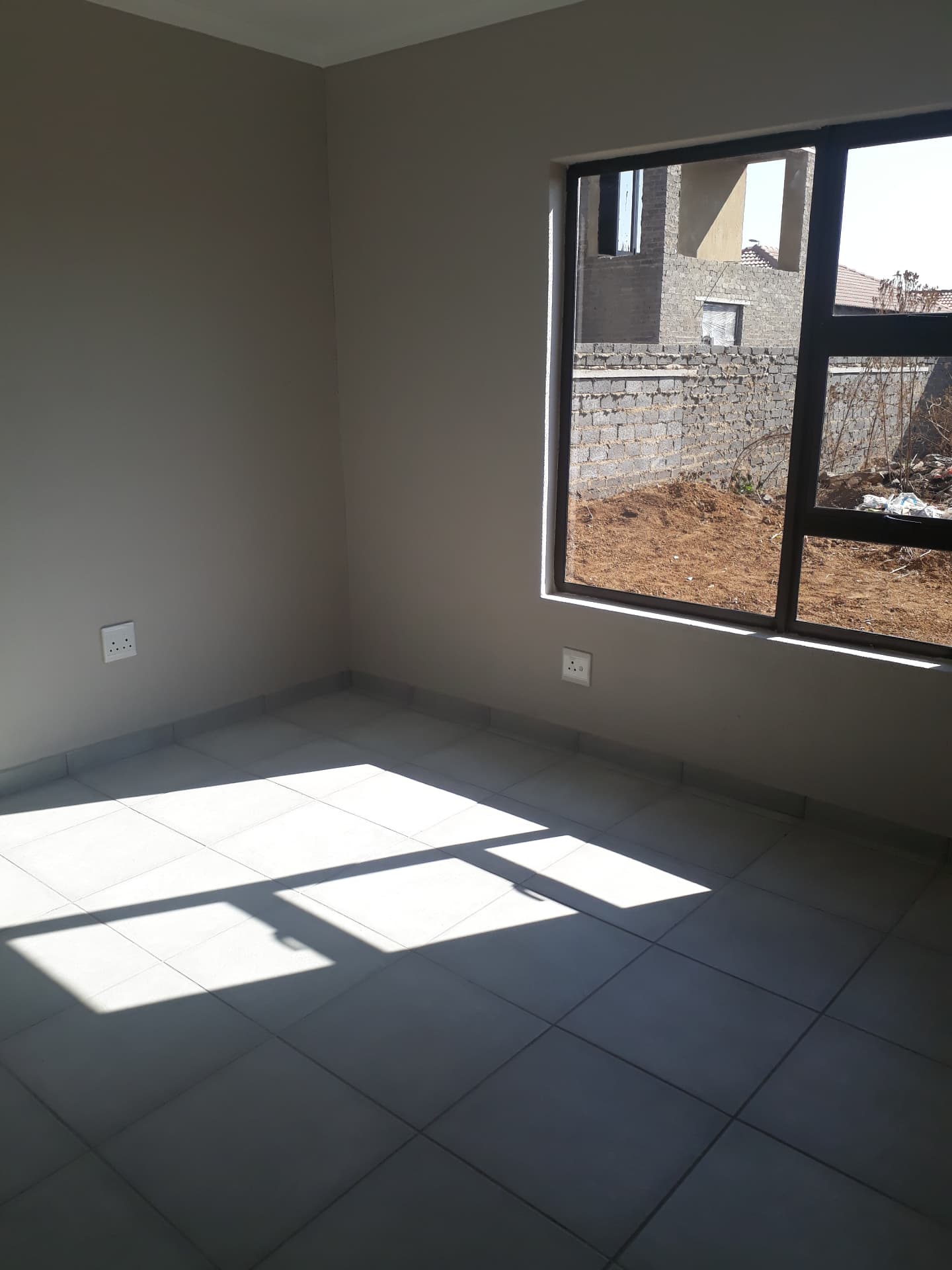 An empty unit, ready for its new family